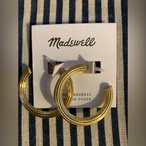 [NWT] Madewell gold Hoop Earrings